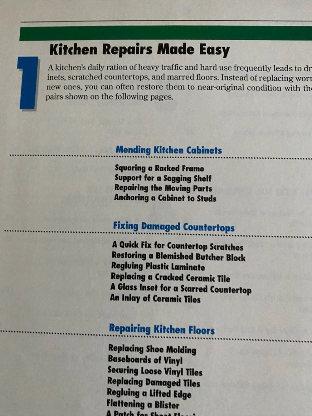 Time-Life Kitchens Home Repair Book- Blue Cover, spiral bound, NEW